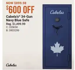 Cabela's Cabela's 34-Gun Navy Blue Safe offer