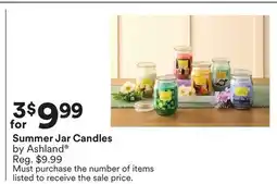 Michaels Summer Jar Candles by Ashland offer