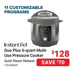 Visions Electronics Instant Pot Duo Plus 6-quart Multi-Use Pressure Cooker offer