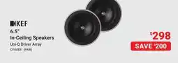 Visions Electronics KEF 6.5 In-Ceiling Speakers offer