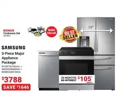 Visions Electronics 3-Piece Major Appliance Package offer