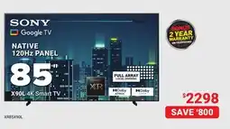 Visions Electronics SONY NATIVE 120Hz PANEL offer