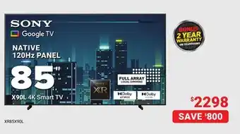 Visions Electronics SONY NATIVE 120Hz PANEL offer