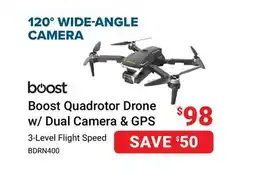 Visions Electronics Boost Quadcopter Drone w/ Dual Camera & GPS offer