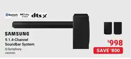 Visions Electronics Q-Symphony 9.1. 4-Channel Soundbar System offer