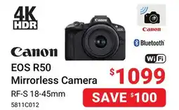 Visions Electronics CANON EOS R50 Mirrorless Camera offer