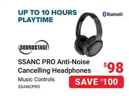 Visions Electronics SSANC PRO Anti-Noise Cancelling Headphones offer