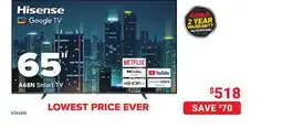 Visions Electronics A68N Smart TV 65 offer
