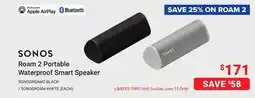 Visions Electronics Sonos Roam 2 Portable Waterproof Smart Speaker offer