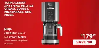 Visions Electronics CREAMi 7-in-1 Ice Cream Maker offer