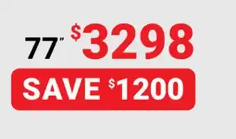 Visions Electronics SONY 77 OLED TV offer