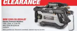 PartSource Electric Pressure Washers offer