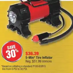 PartSource 5-Min Tire Inflator offer