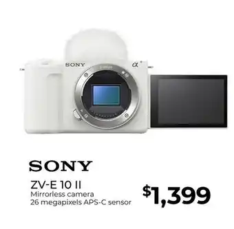 Gosselin Photo Sony ZV-E 10 II offer
