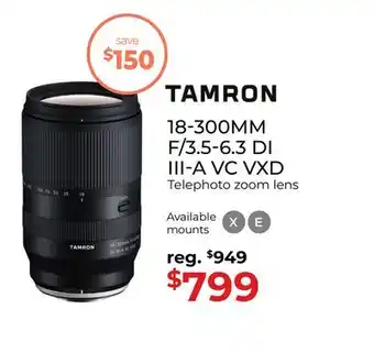 Gosselin Photo 18-300mm f/3.5-6.3 Di III-A VC VXD offer