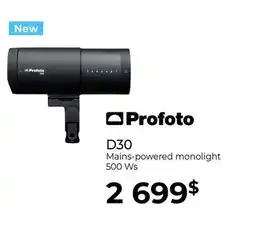 Gosselin Photo Profoto D30 offer