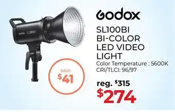 Gosselin Photo GODOX SL100Bi Bi-Color LED Video Light offer