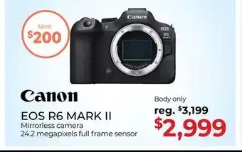 Gosselin Photo Canon EOS R6 Mark II offer