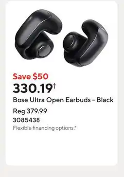 Staples Bose Ultra Open Earbuds - Black offer