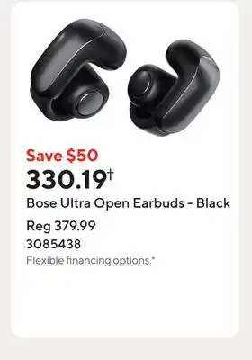 Staples Bose Ultra Open Earbuds - Black offer