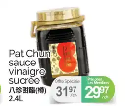 T&T Supermarket PAT CHUN SAUCE VINAIGRE SUCREE 2.4L offer