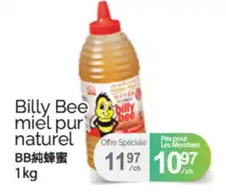 T&T Supermarket BILLY BEE MIEL PUR NATUREL, 1 KG offer
