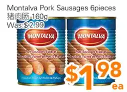 Ample Food Market Montalva Pork Sausages 6 pieces offer