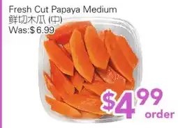 Ample Food Market Fresh Cut Papaya Medium offer