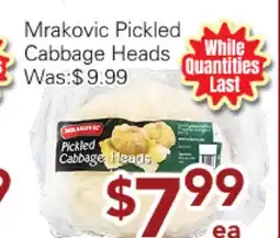 Ample Food Market Mrakovic Pickled Cabbage Heads offer
