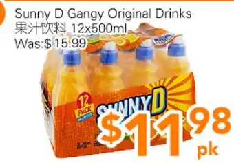 Ample Food Market Sunny D Gangy Original Drinks offer