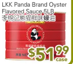 Ample Food Market LKK Panda Brand Oyster Flavored Sauce offer