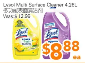 Ample Food Market Lysol Multi Surface Cleaner offer