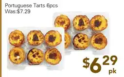 Ample Food Market Portuguese Tarts 6 pcs offer