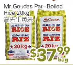 Ample Food Market Mr. Goudas Par-Boiled Rice offer