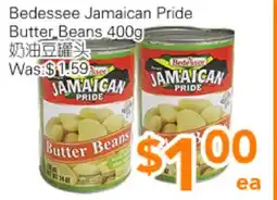 Ample Food Market Bedessee Jamaican pride Butter Beans offer