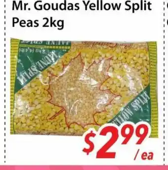 Bestco Food Mart Mr. Goudas Yellow Split Peas offer