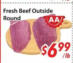 Bestco Food Mart Fresh beef outside round offer