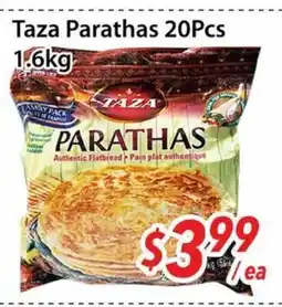 Bestco Food Mart Taza parathas 20 pcs offer