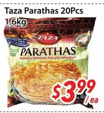 Bestco Food Mart Taza parathas 20 pcs offer