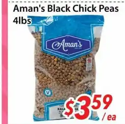 Bestco Food Mart Aman's Black Chick Peas offer
