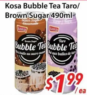 Bestco Food Mart Kosa Bubble Tea Taro/ Brown Sugar offer