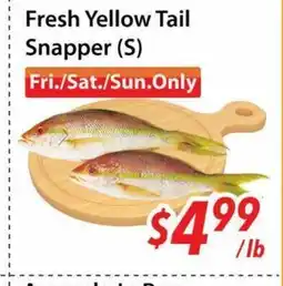Bestco Food Mart Fresh yellow tail snapper(s) offer