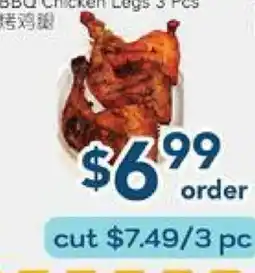 Oceans Fresh Food Market BBQ CHICKEN LEGS offer