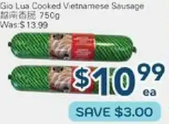 Oceans Fresh Food Market Gio Luo Cooked Vertnamese Sausage offer