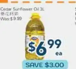 Oceans Fresh Food Market Cedar Sunflower Oil offer
