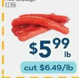 Oceans Fresh Food Market Red Sausage offer