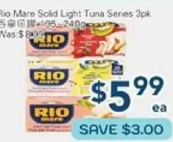 Oceans Fresh Food Market Rio Mare Sold Light Tuna Series offer