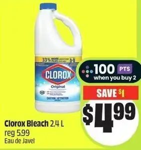 FreshCo Clorox bleach offer