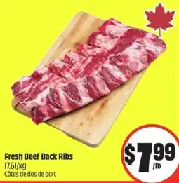 FreshCo Fresh beef back ribs offer