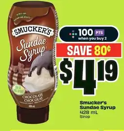 FreshCo Smucker's sundae syrup offer
